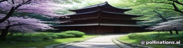 日本二区关西地区大阪城公园樱花盛开，远处现代高楼与传统天守阁形成鲜明对比，春日暖阳氛围